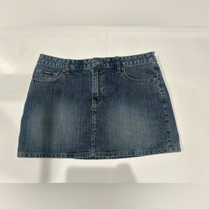 Vintage Y2K Squeeze Jeans Denim Mini Skirt Juniors 11